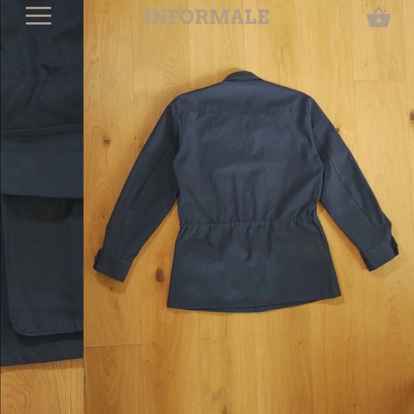 *NEW with tags* Informale jungle jacket navy XS - Picture 4 of 12